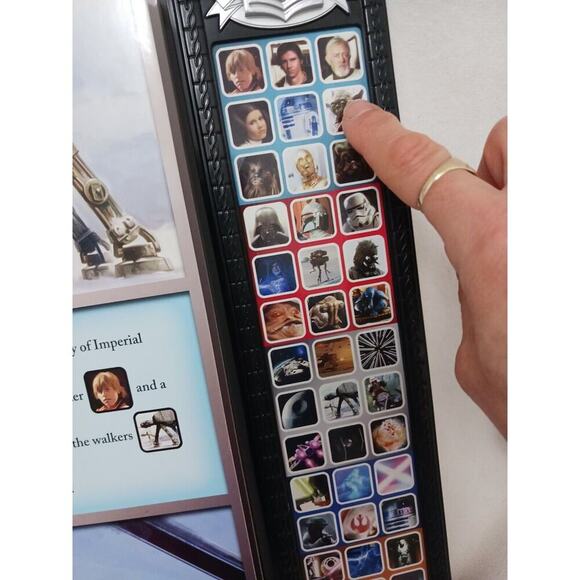 2015 Star Wars TOUCH SOUND Storybook Treasury Disney Fun Trek Vintage Toy Works - Picture 8 of 15